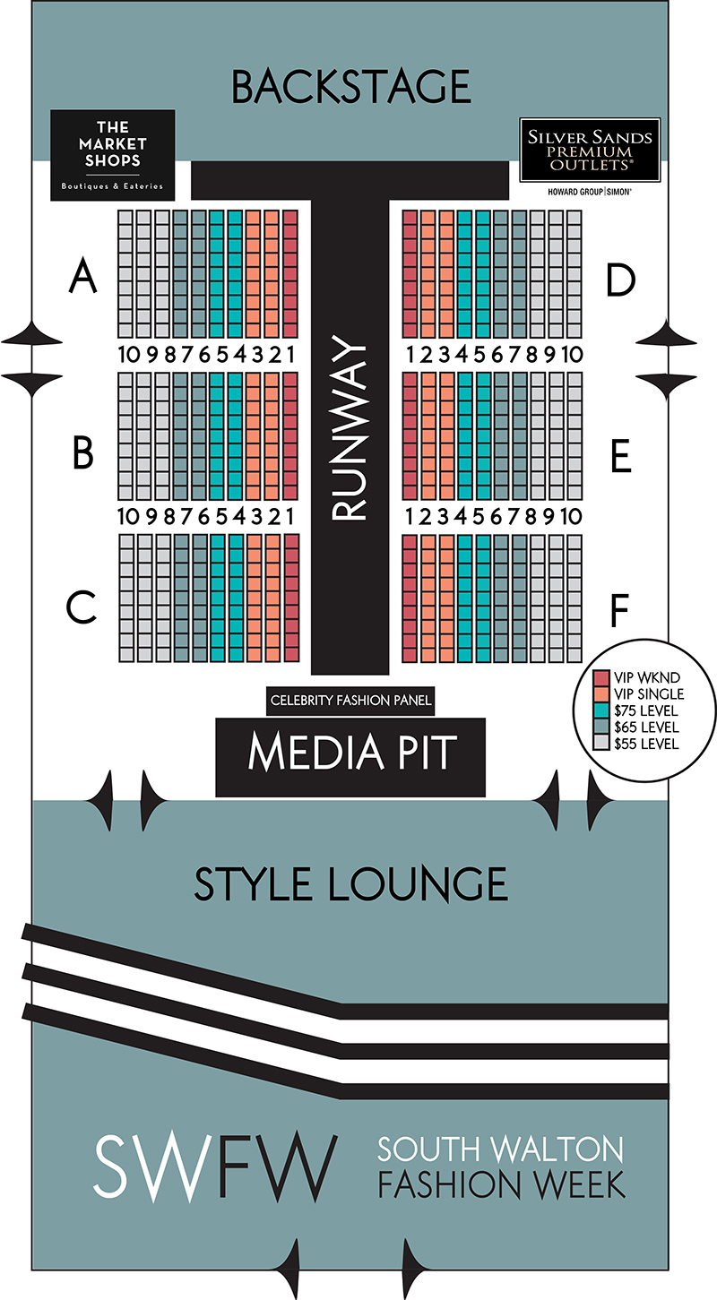 Fashion Show Seating Chart